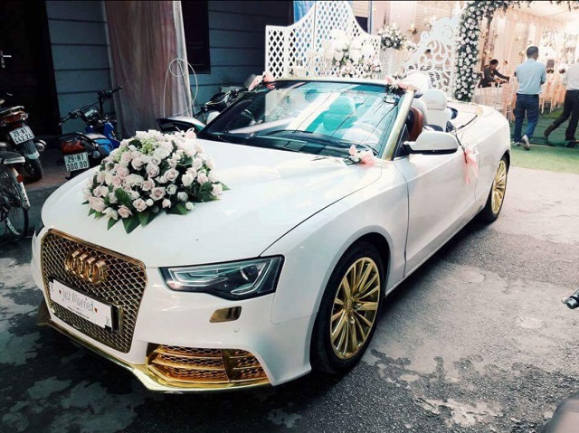 Cho thuê xe cưới màu trắng Audi S5