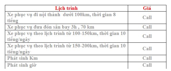 Cho thuê xe VIP LINCOLN LIMOSIN KRYSTA