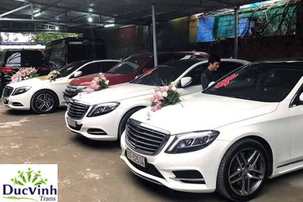 Cho thuê xe cưới Mercedes S màu trắng