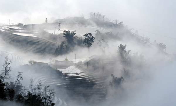 Sapa Lào Cai trong sương sớm