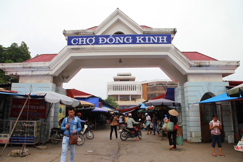 Chợ Đông Kinh Lạng Sơn rất nổi tiếng