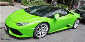 Lamborghini Huracan xanh đã có mặt tại Đức Vinh